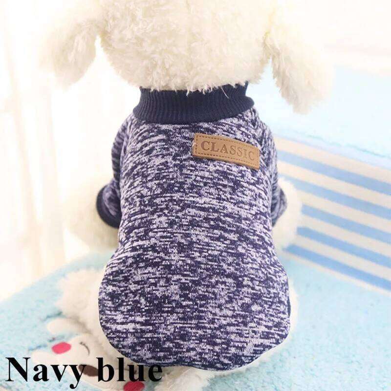 Classic Warm Dog Puppy Pet Cat Clothes Sweater Jacket Coat Winter Fashion Soft For Small Dogs Chihuahua XS-2XL XJ251225