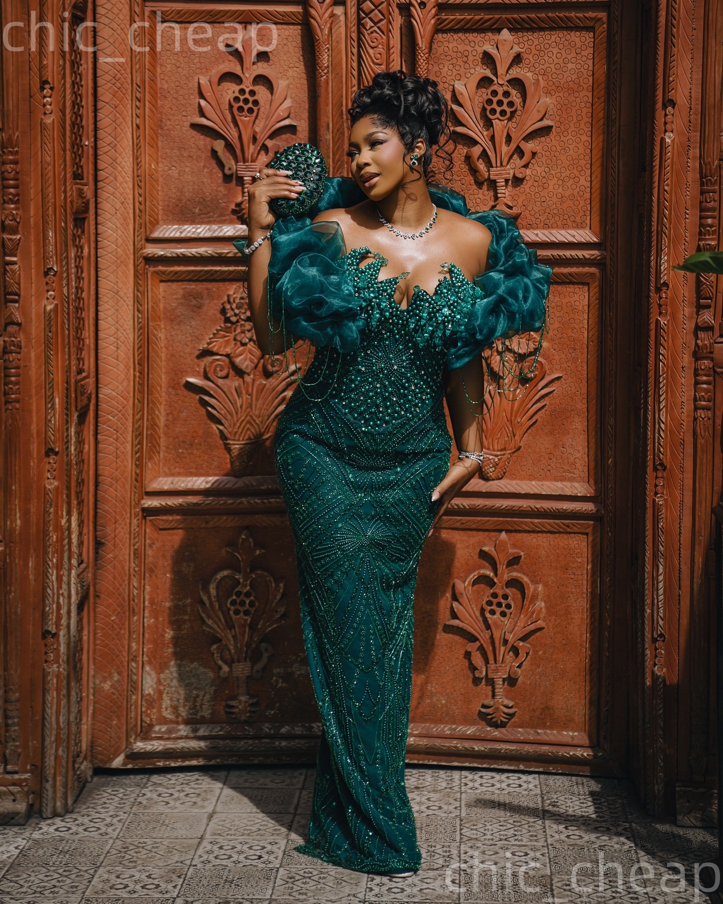 2026 Aso Ebi Hunter Green Sheath Prom Dresses Beaded Crystals Stylish Evening Formal Party Second Birthday Engagement Reception Gowns Dress For Specia