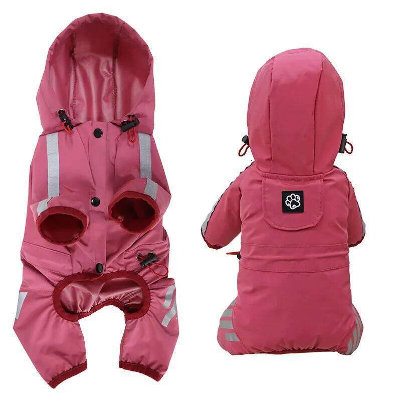 Dog Reflective Waterproof Pet Clothes for Chihuahua Maltese Rain Coat Small Medium Jumpsuit Raincoat Dogs Overalls XJ251225