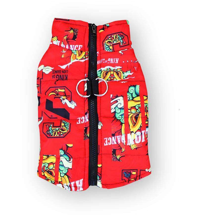 S-7XL clothes zipper warm waterproof vest small Chihuahua buckle thickened coat pet clothing dog accessories XJ251225