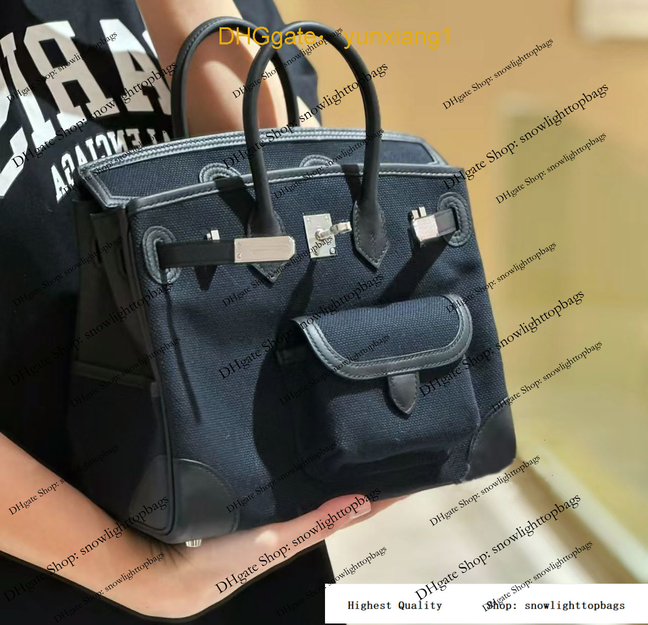 designer bags Luxury Designer Bag New Canvas Cargo Pocket Bag, Cowhide Colored Fashionable Luxury Handheld One Shoulder Oblique Hanging Women's Bag