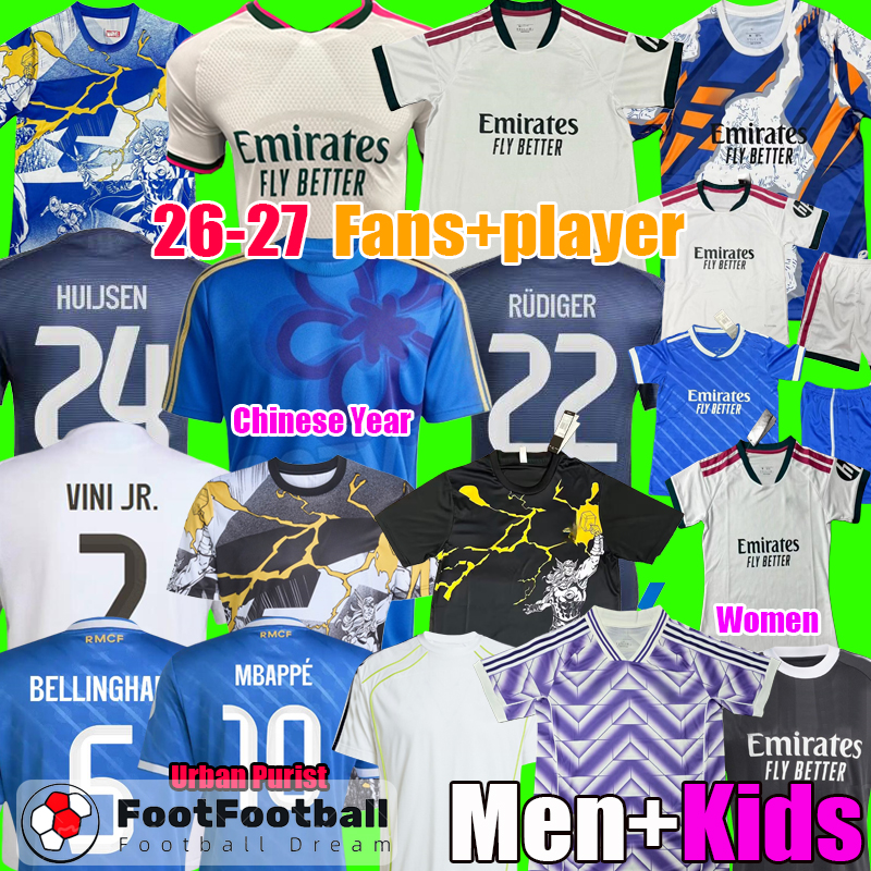 2026 HUIJSEN TRENT GONZALO MBAPPE BELLINGHAM MODRIC VINI JR football shirt soccer jerseys Real ALABA RODRYGO 2025 2027 RUDIGER MadriDS 25 26 27 men kids kit Camisetas
