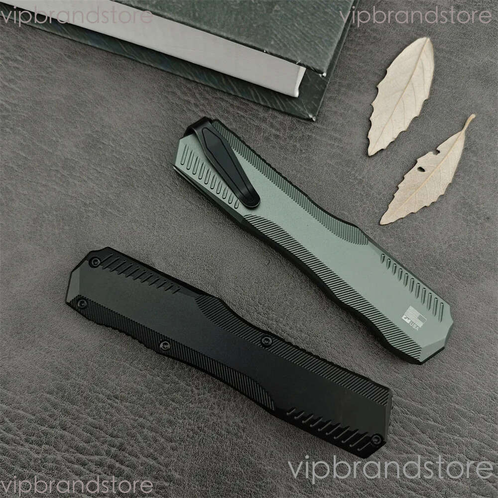 KS Livewire 9000 OTF Tactical EDC Pocket Knife 20CV Stonewashed Portable Outdoor Hunting Camping fixed blade knife Mliitary Defense Survival Knifes 75