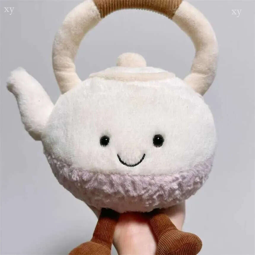 2026 Jellys Cat Shanghai Limited Edition Cake Bear Teapot Kettle Plush Toy New Year Gift online Y260128