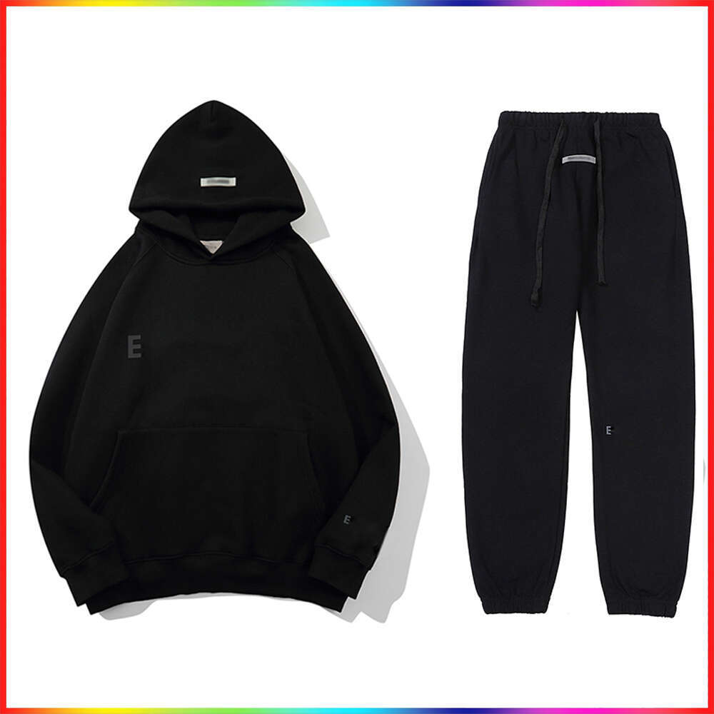 Essential Hoodie Pants Tracksuit Mens Designer Hoody Set Baggy Jogger Hip Hop Clothes Women Sweats Skateboard Oversized Pullover Sweatpants 2026 Autumn Trendy B13