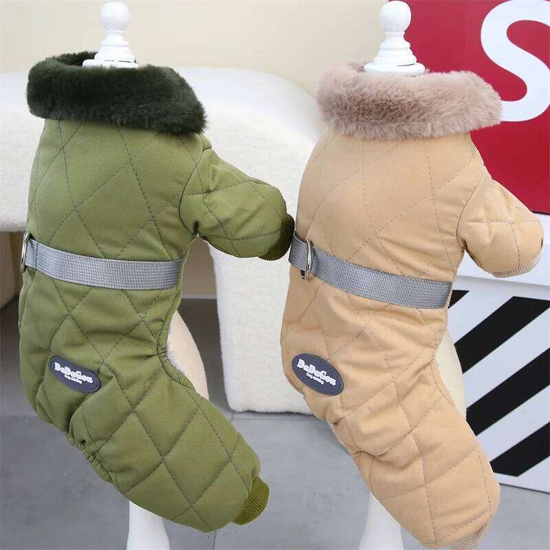 Warm Dog Clothes Winter Puppy Pet Coat Jacket For Small Medium Dogs Thicken Waterproof Yorkies Pets Clothing Hoodies Chihuahua XJ251225