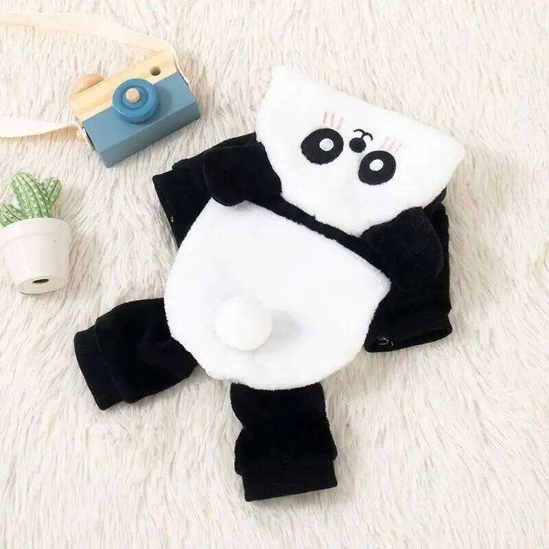 Panda Transformation Clothes New Thick Warm Winter Outfit Small Dog Corgi Teddy Bichon Cat Clothing XJ251225