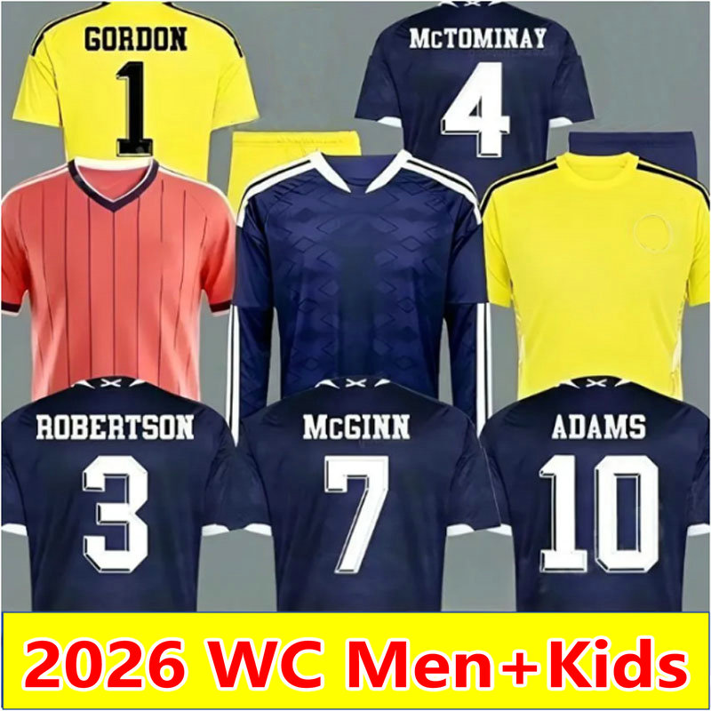 2026 Scotland soccer jerseys 26 27 McTominay Gilmour Ferguson McGinn Tierney Robertson football shirts SHANKLAND CHRISTIE home away men kids maillots de futol
