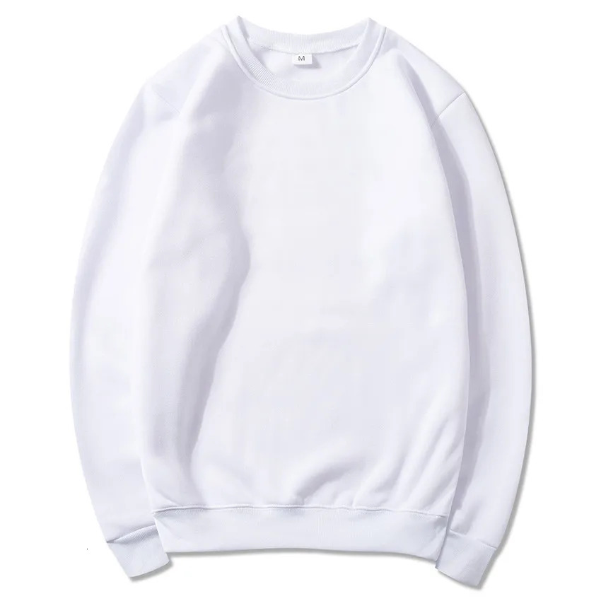 25 Winter Oversized Jumper Solid Color Warm Mens Fashion Crew Neck Sweater Casual Loose Sweatshirt Street Sportswear 260107