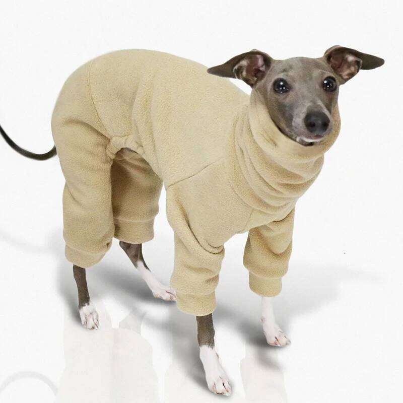 Whippet Italian Greyhound Clothing Jumpsuit Fleece Winter Turtleneck Stretch Dog Thickening Coat Pet Clothes S-3XL XJ251225