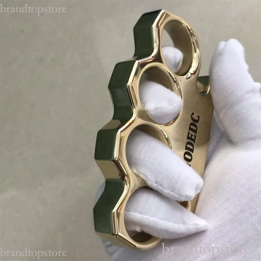 GODEDC Classic knuckle dusters self defense Mirror Polishing Brass Knuckle Duster Self-defense Broken Window Protective Gear TIANSINIAO