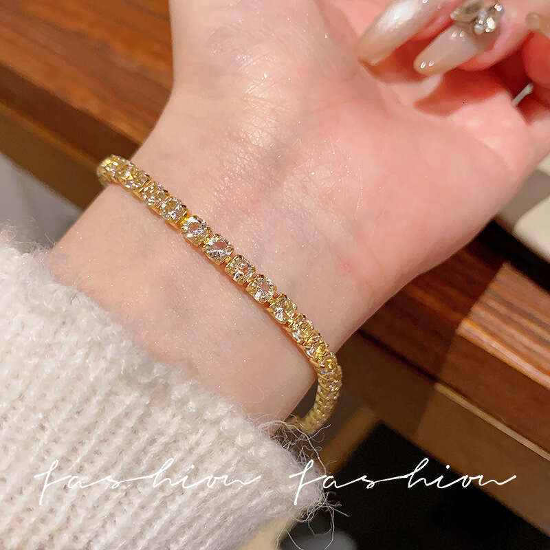 Super Fairy Micro Inlaid Zircon Bow Bracelet For Women, High-End Luxury Crystal Bracelet, Popular Exquisite Pull-Out Jewelry