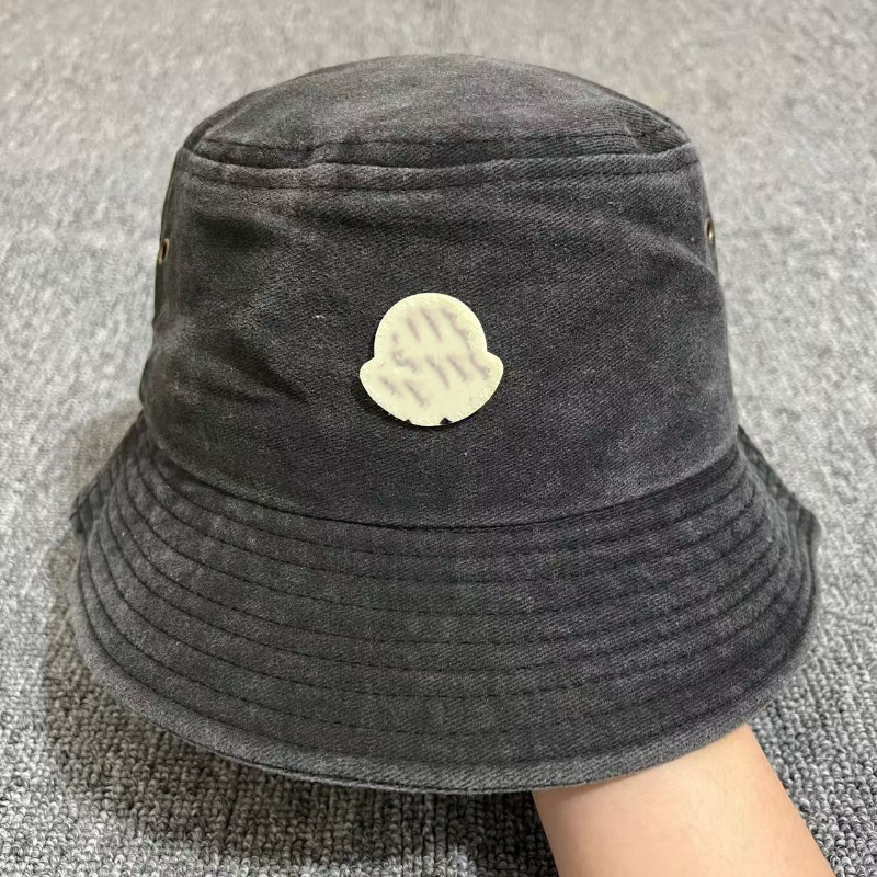 Designer Wide Brim Hats Brand Embroidered Washed Fisherman Hat Mens Womens Casual Cotton Large Outdoors Travel Joker Sunhat