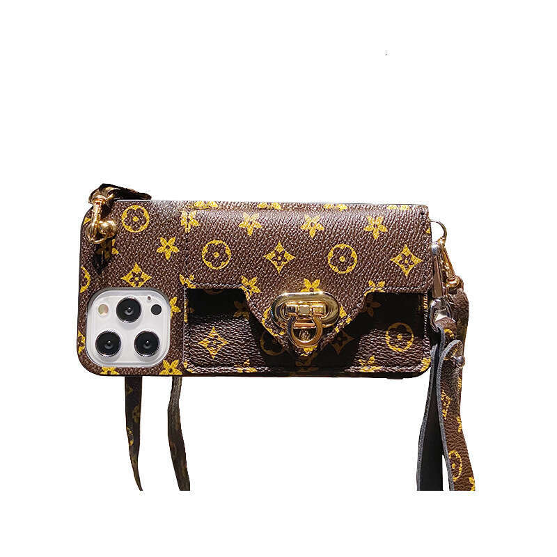 Phone Case For iPhone iPhone 17 Max Phone Case Compatible with Apple 16 Small Pattern 15 Lock 14 Pro Coin Purse Crossbody