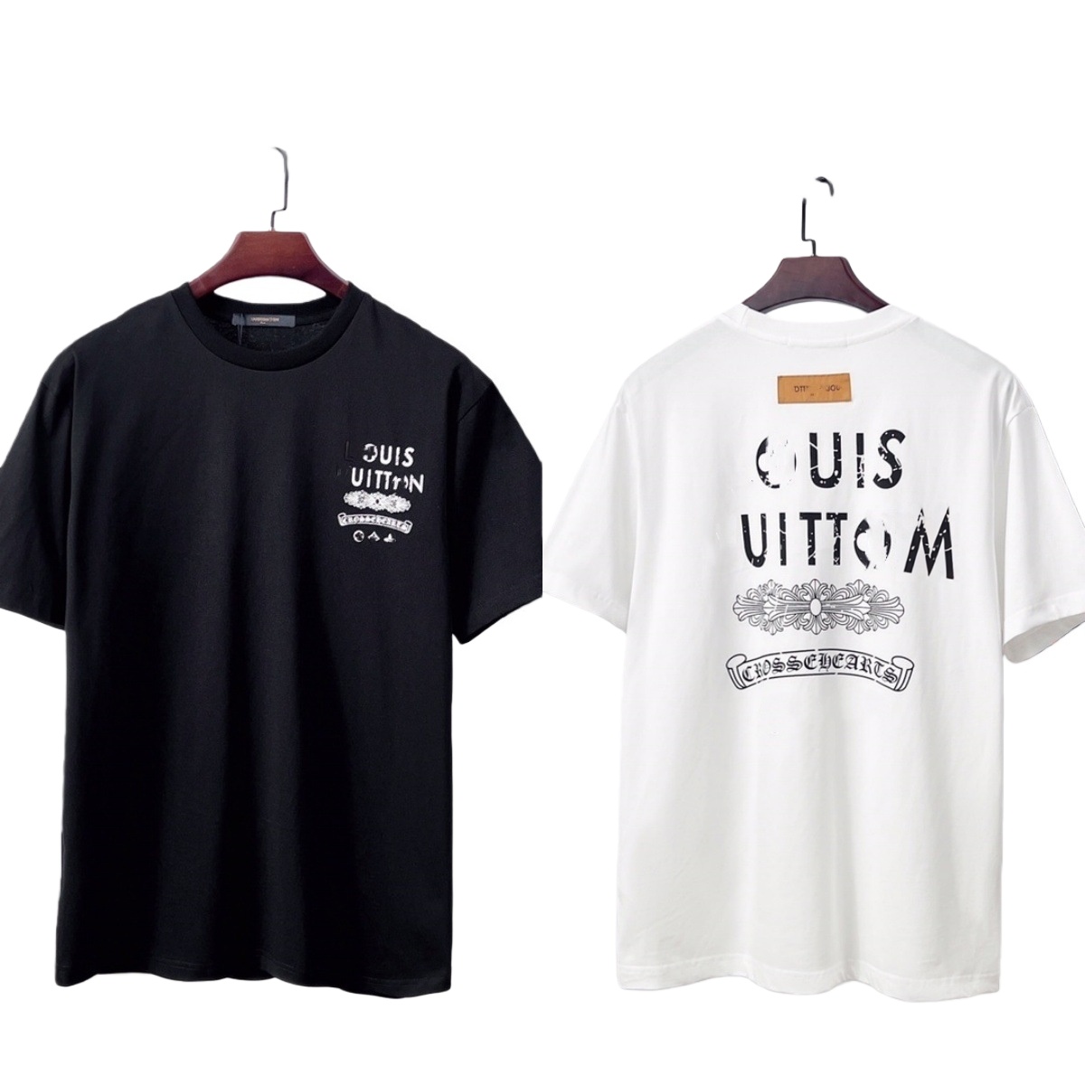 Men shirt lvs Designer T shirts cotton short-sleeved t shirts fashion casual men and women t-shirt couple unisex letters printed summer tees top