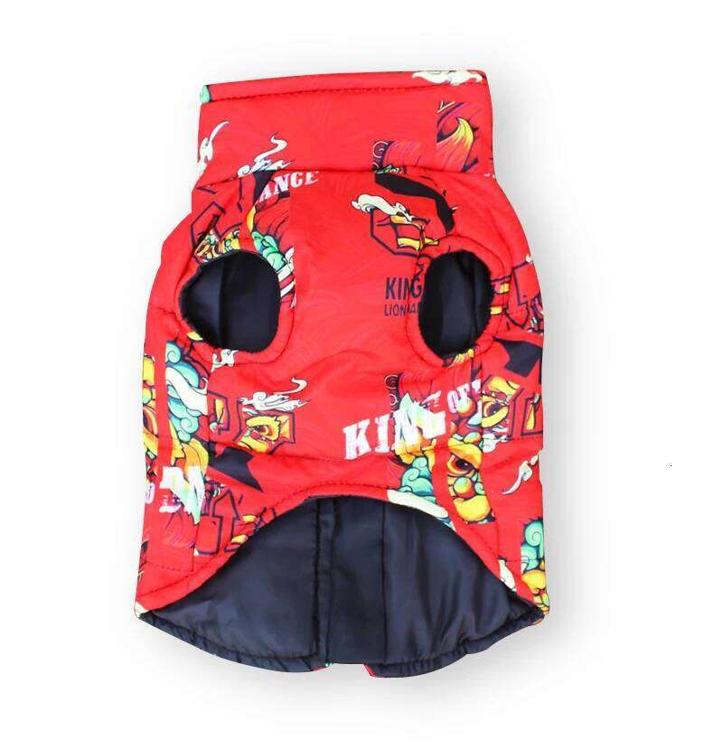 S-7XL clothes zipper warm waterproof vest small Chihuahua buckle thickened coat pet clothing dog accessories XJ251225