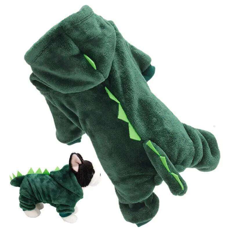 Design Dinosaur Hoodies Soft And Warm Pet Clothes Funny Costume For Dog Cat XJ251225