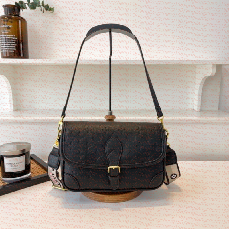 High Quality Designer Bags Diane Handbags Luxury Bags Women 26cm Genuine Leather Crossbody Purse louisities vittonn Embossed Flower Shoulder Bag Purse