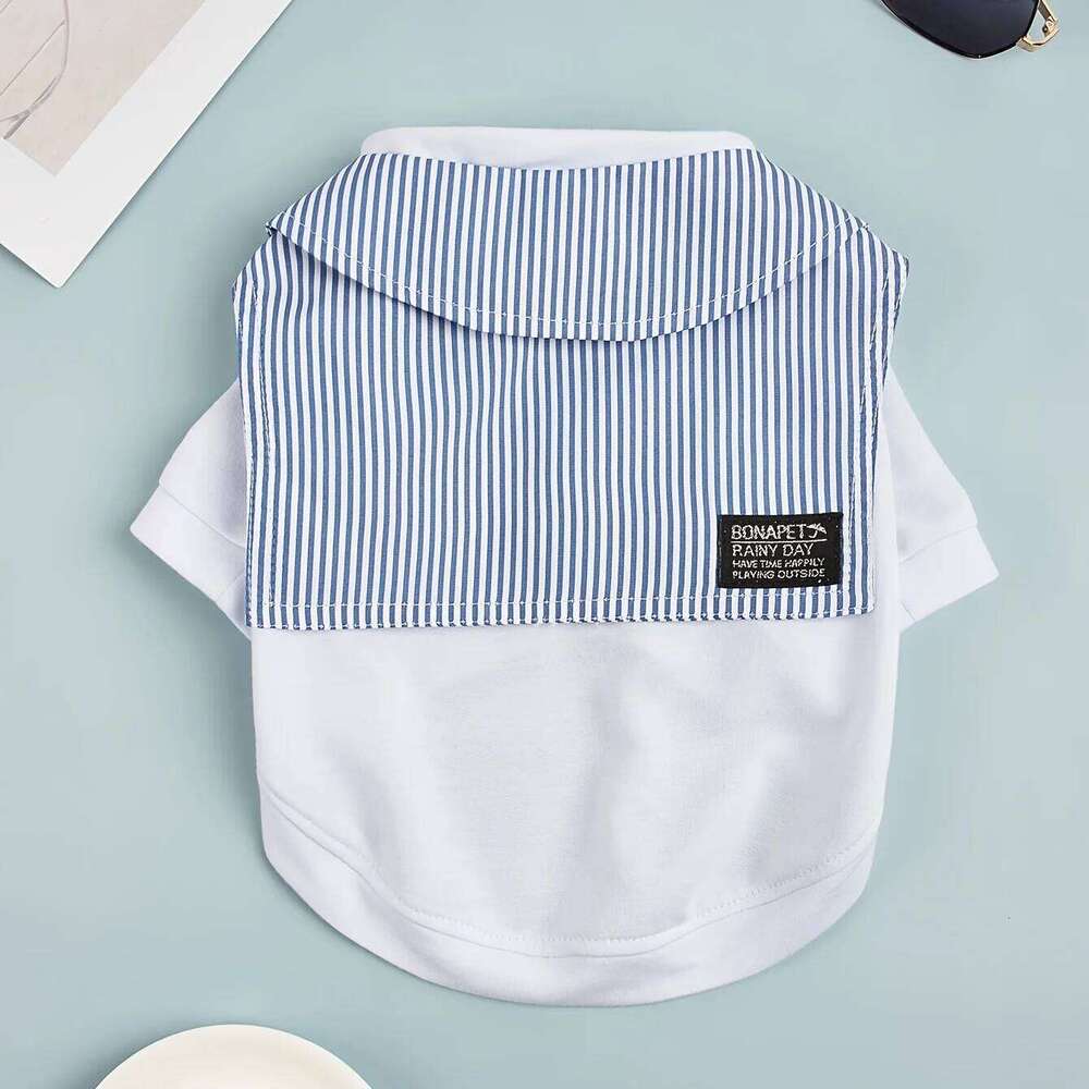 Summer Clothes Casual Versatile Dog T-shirt Suitable for Small Medium Dogs Chihuahua French Bulldog Pet Shirt XJ251225