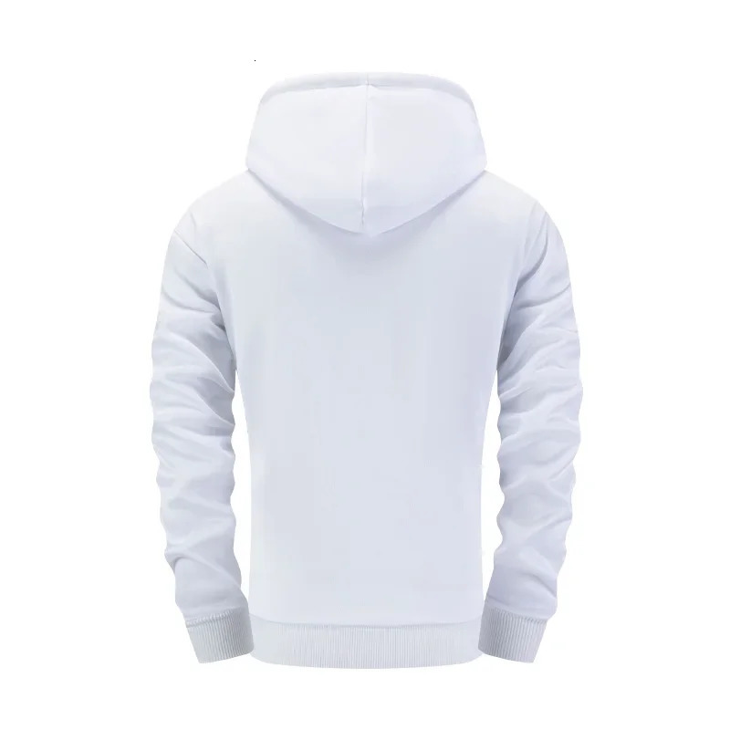Mens Half Zip Hoodie Solid Color V-neck Sweatshirt Tracksuit High Quality Sports Jogging Man Clothing Casual Autumn Winter Tops 251231