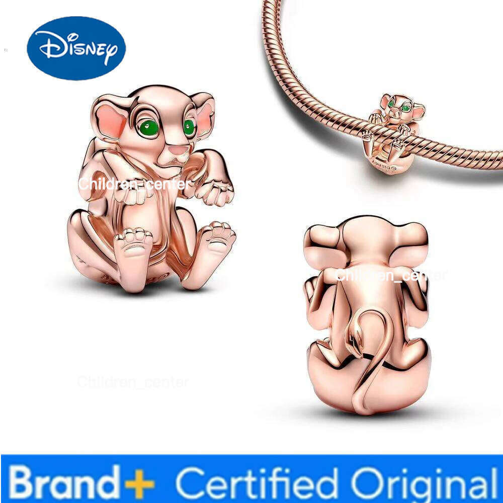 Disney Miniso Tiger Lion Winnie The Pooh 925 Silver Exquisite Charm Bead Fit for Original Bracelet NecklaceDIY Women's Jewelry H260108