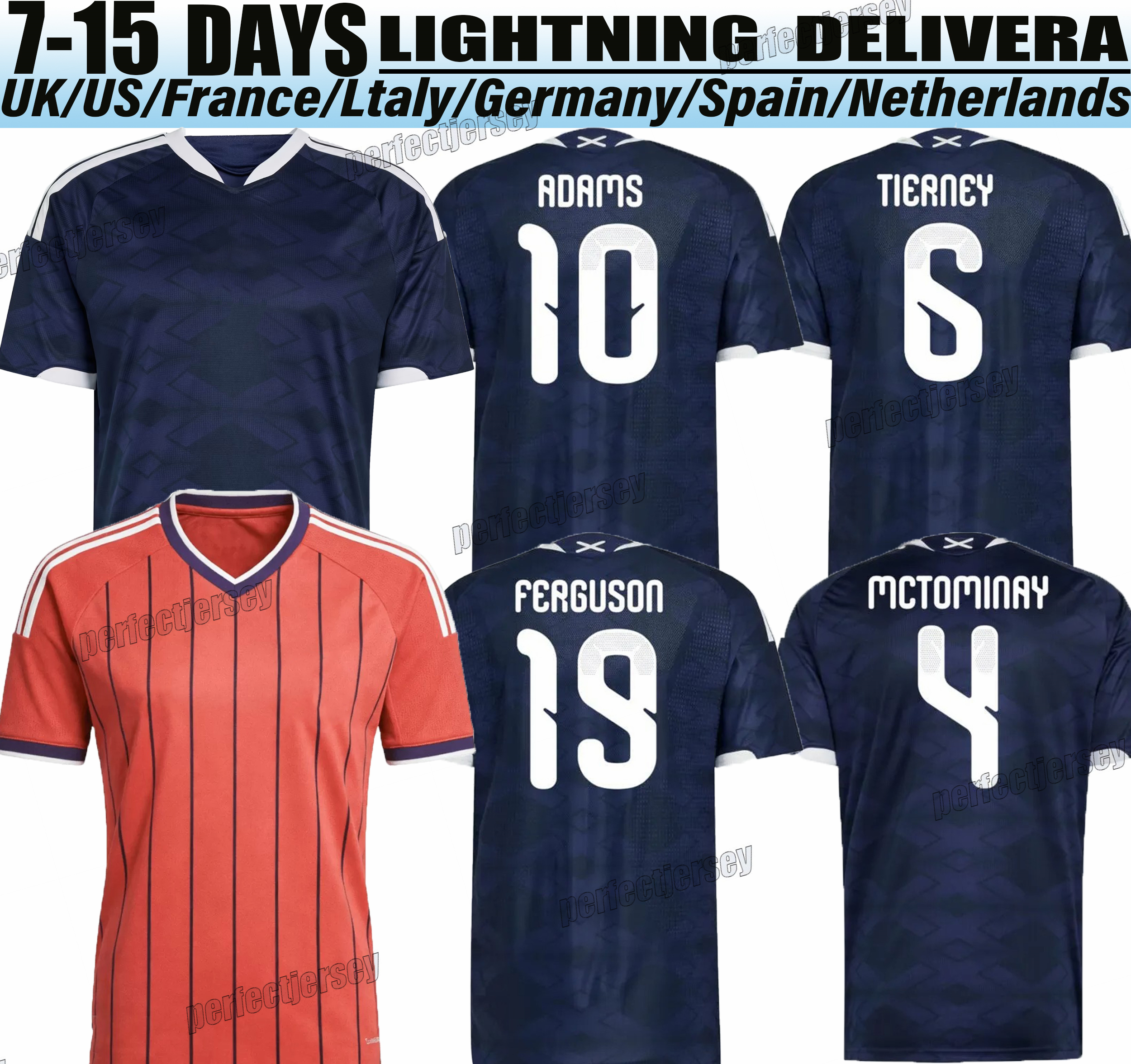 2026 scotland football shirt ROBERTSON MCGINN McTominay McGREGOR SHANKLAND MCGREGOR Soccer Jerseys Home maillot men kids kits sets unifrom Training