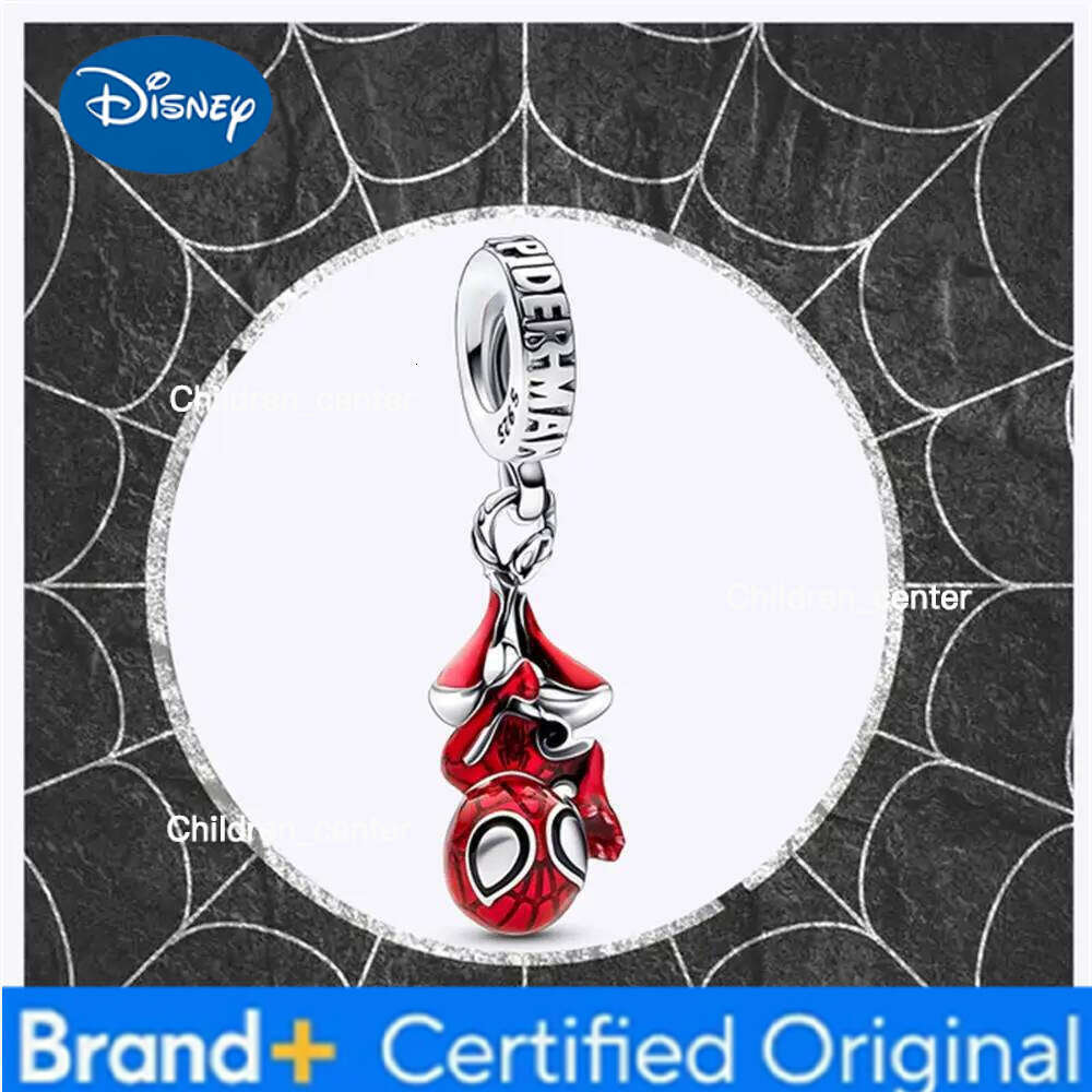 Disney 925 Sterling Silver Diy Bead Miniso Fit Original Pendant Hero Man Bracelet Movie Anime Character Spider Charm Beads H260108 - view 3