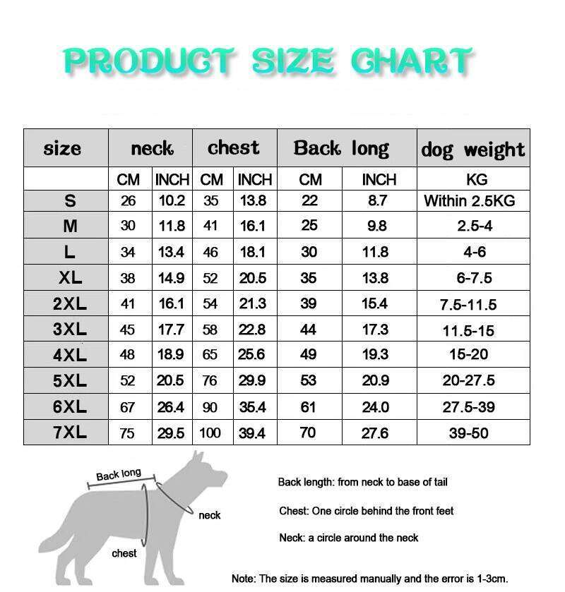 S-7XL clothes zipper warm waterproof vest small Chihuahua buckle thickened coat pet clothing dog accessories XJ251225