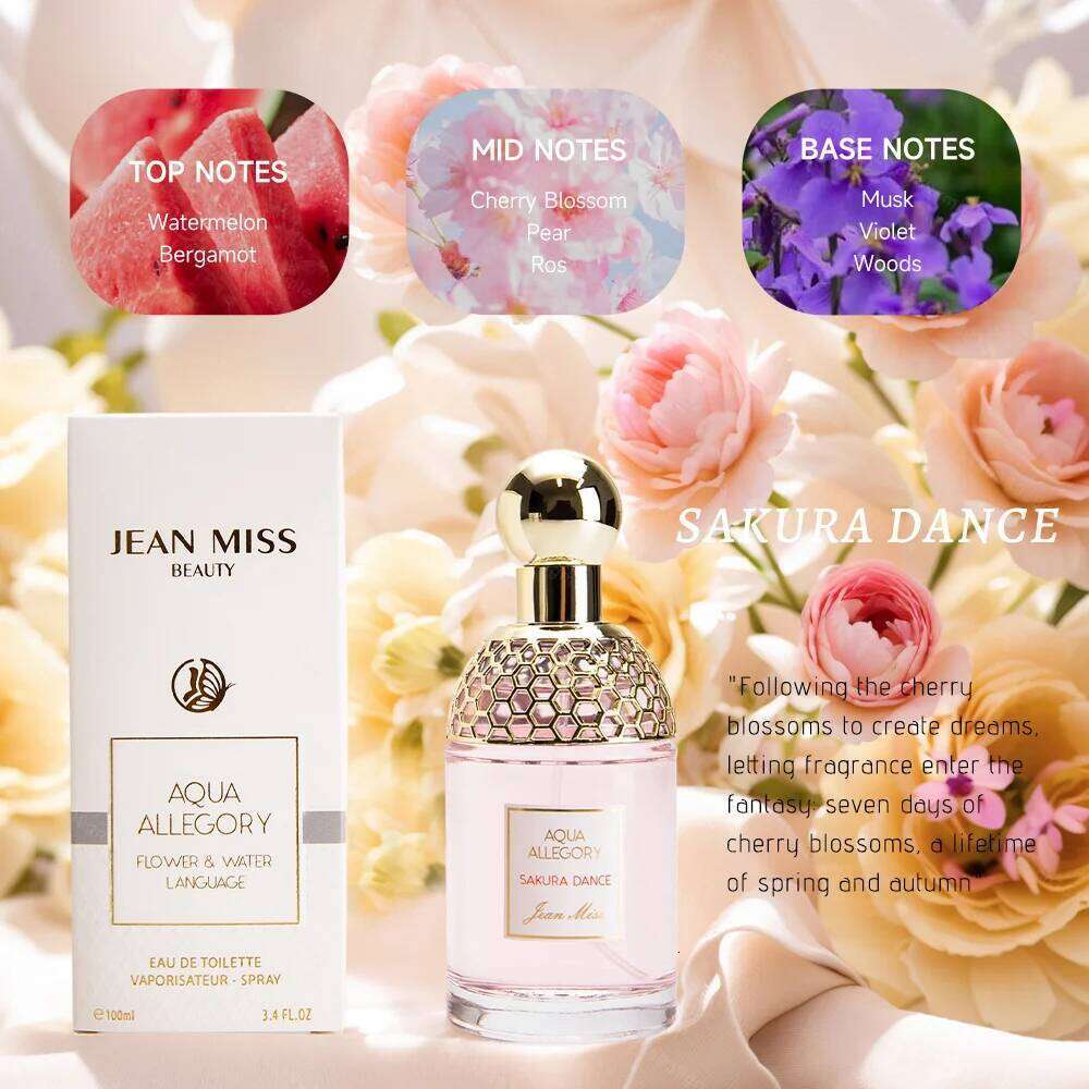 Luxury Brand Perfume Lasting Floral Scent Spray Perfumes De Mujer Pheromone Natural Parfum Femme for Date 100Ml 26L0108