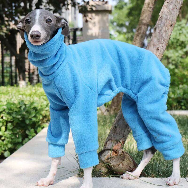 Whippet Italian Greyhound Clothing Jumpsuit Fleece Winter Turtleneck Stretch Dog Thickening Coat Pet Clothes S-3XL XJ251225