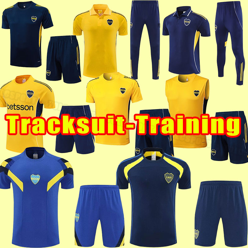 25 26 short sleeve Boca Juniors training Jerseys Football Shirts JANSON MEDINA FERNANDEZ BENEDETTO ZEBALLOS BLONDEL BARCO TABORDA Training polo pants shirts