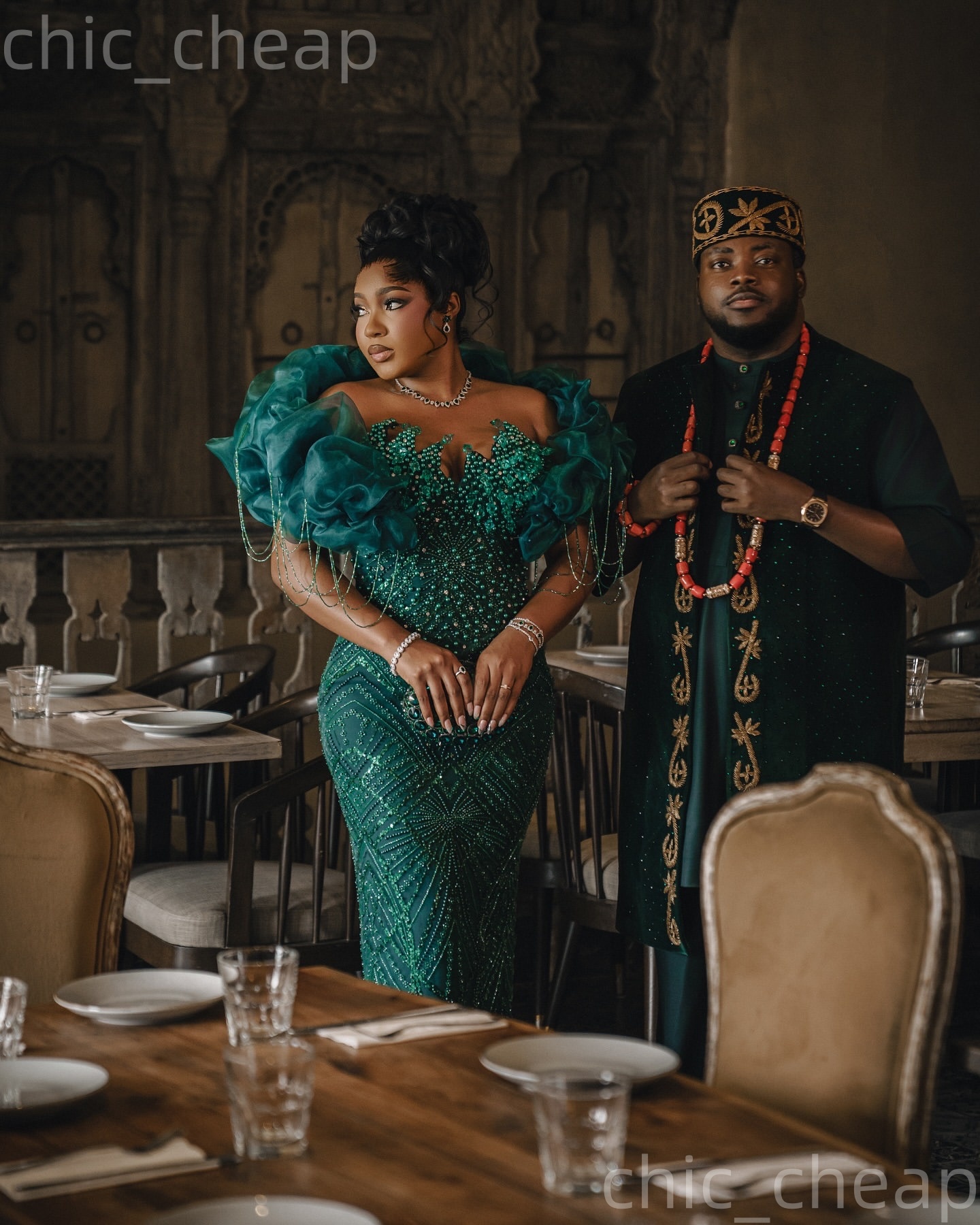 2026 Aso Ebi Hunter Green Sheath Prom Dresses Beaded Crystals Stylish Evening Formal Party Second Birthday Engagement Reception Gowns Dress For Specia