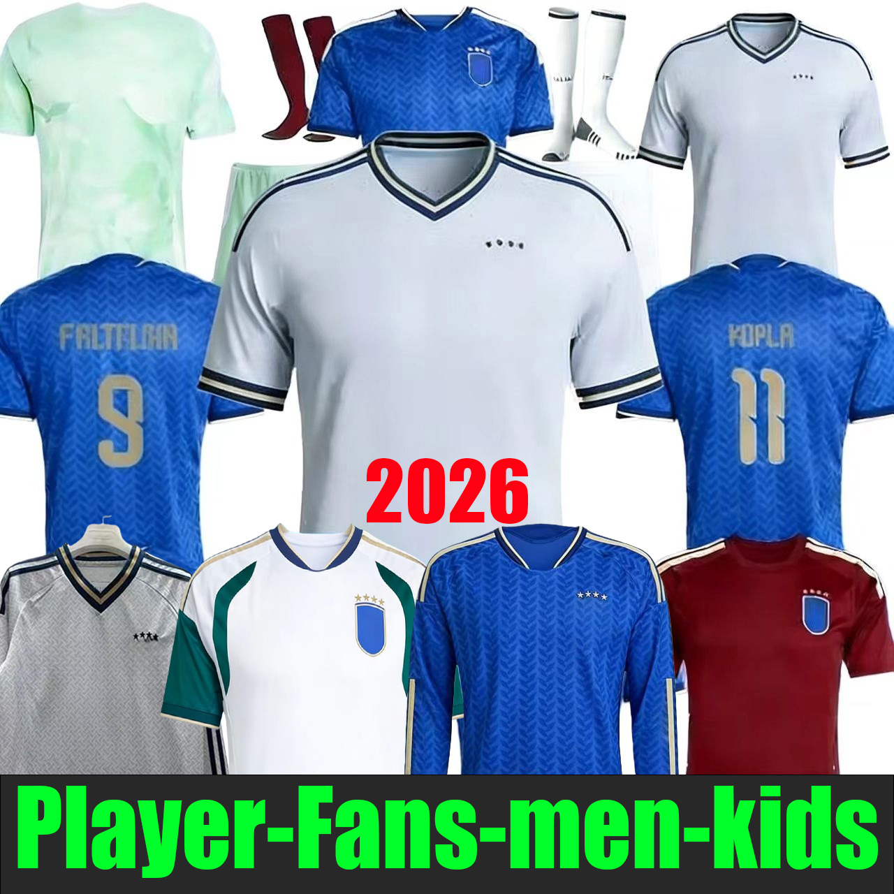 2026 2025italy FRATTESI soccer jersey 26/27 home VERRATTI PELLEGRINI CRISTANTE National team shirt BARELLA Locatelli TONALI GIRELLI Football 888