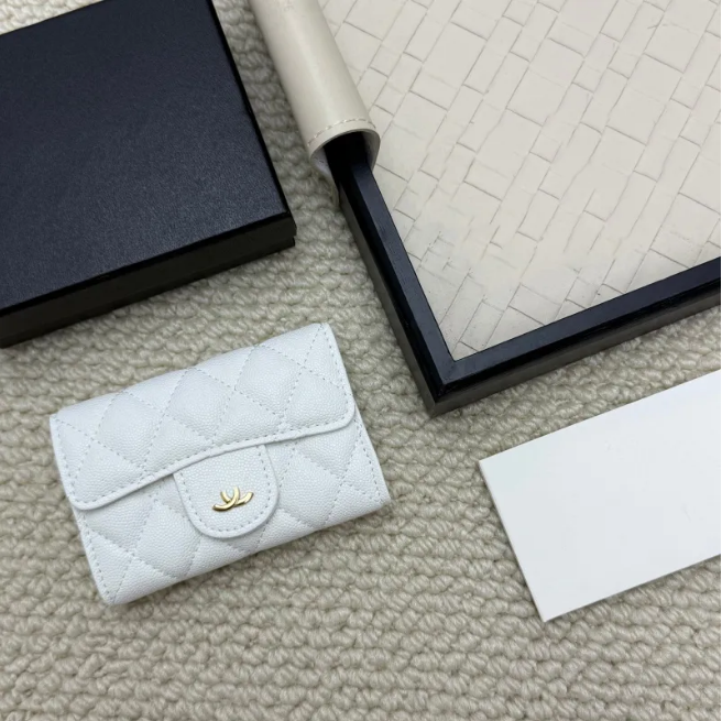 wallet designer cardholder luxury mini purse Diamond pattern design Metal decorative fastener Fannypack Storage cards pink Clutch zzs