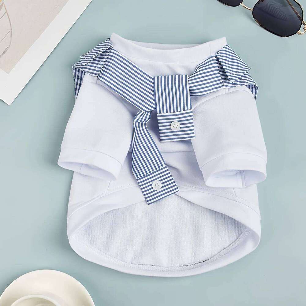 Summer Clothes Casual Versatile Dog T-shirt Suitable for Small Medium Dogs Chihuahua French Bulldog Pet Shirt XJ251225