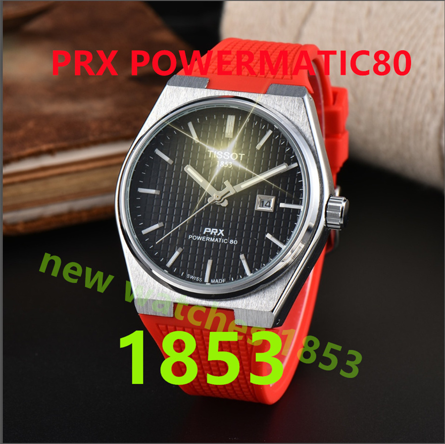 HOT TOP brand TISSOTITYly watches Women's Watches 1853 PRX POWERMATIC 80 Watches quartz Movement Luxury Business Wristwatch Designer Watches 5236