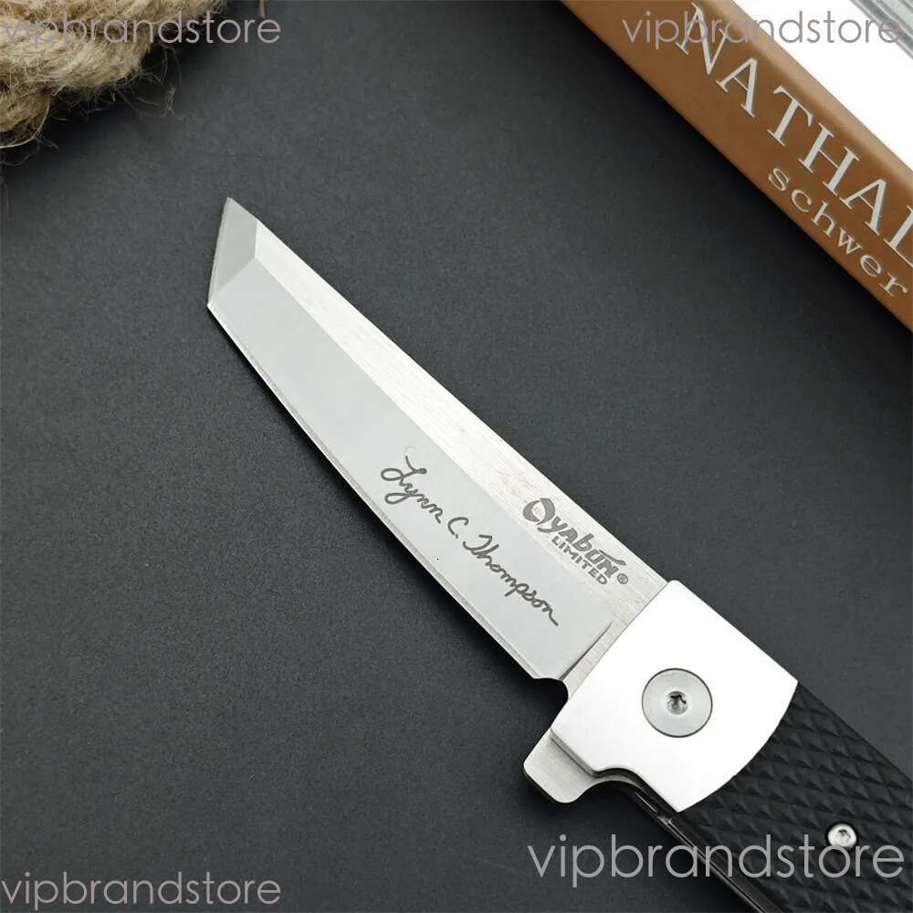 Outdoor Oyabun 26T Flipper Folding D2 Tanto Blade Nylon Wave Fiber Handle EDC Tool Tactical Survival Hunting Knife for Camping 535 15535 3300 565 556