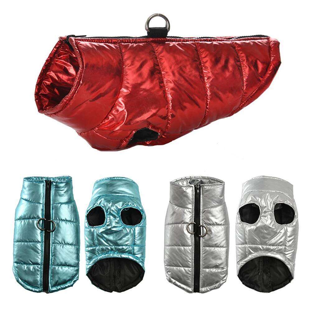 Waterproof Pet Jacket Winter Warm Dog Clothing Outdoor High Neck Vest Coat With D-ring For Small Medium Dogs Cats Chihuahua XJ251225