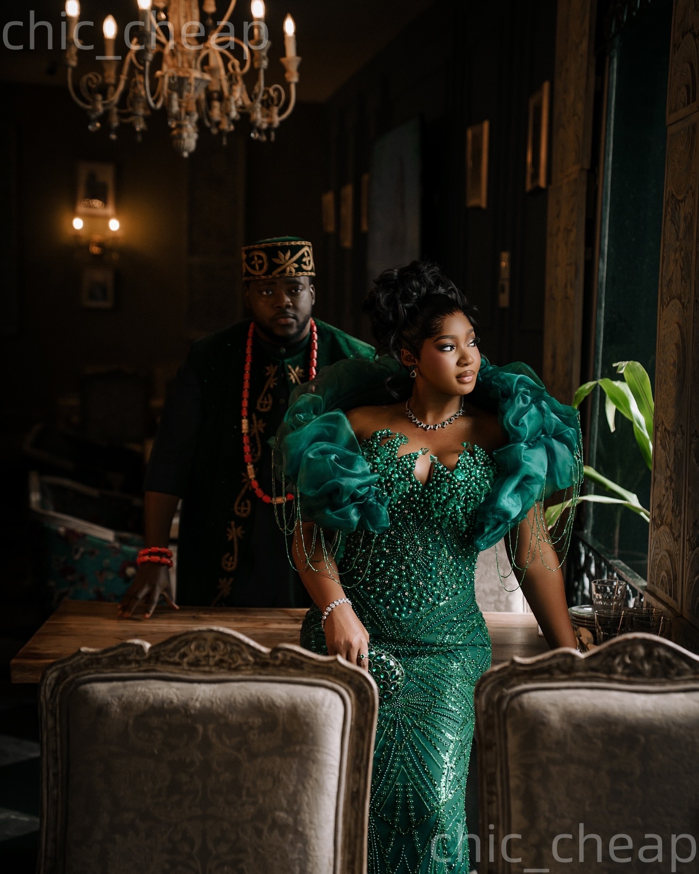 2026 Aso Ebi Hunter Green Sheath Prom Dresses Beaded Crystals Stylish Evening Formal Party Second Birthday Engagement Reception Gowns Dress For Specia