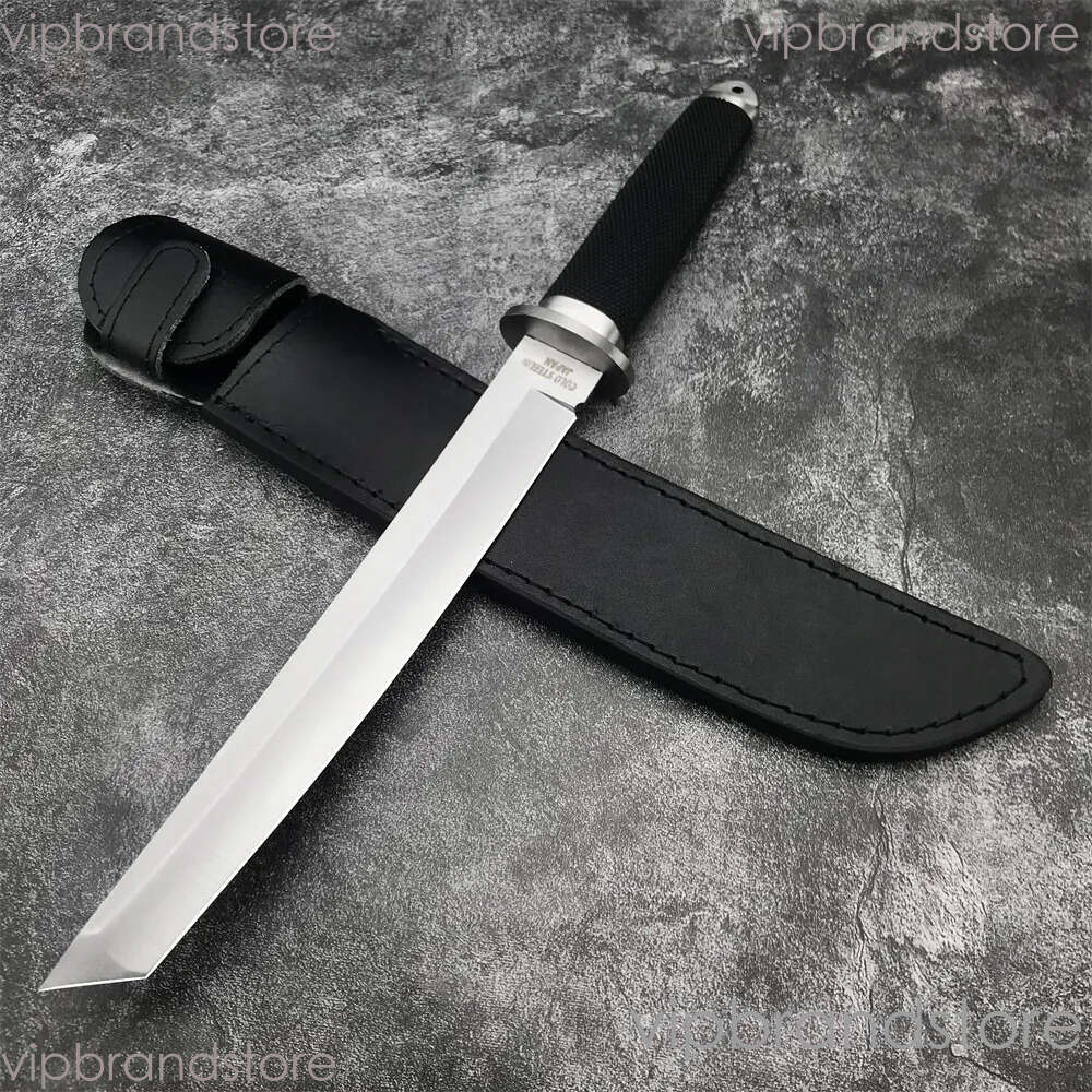 High Hardness JAPAN SAMURAI TANTO Katana 440C Steel Tactical Hunting Fixed Blade Knife Outdoor Survival Gear Straight Knives Combat Tool 3300 15017 15