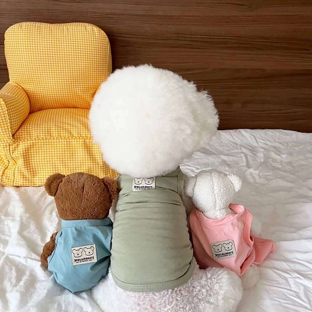 Small Cute Cartoon Clothes Summer Cooling Soft Vest Ventilate Dog Clothing for Cat XJ251225