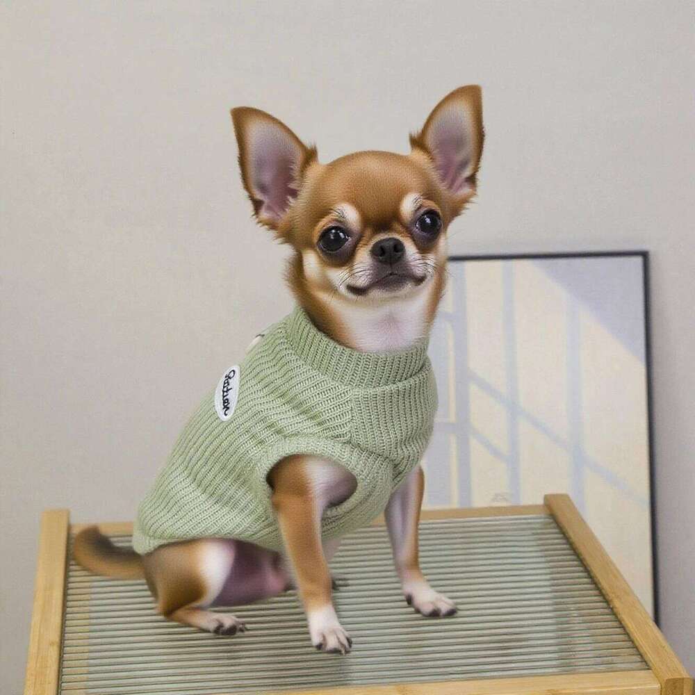 Dog Sweater Small Dogs, Knitted Pullover Pet Apparel Winter Puppy Clothes for Chihuahua Yorkie XJ251225