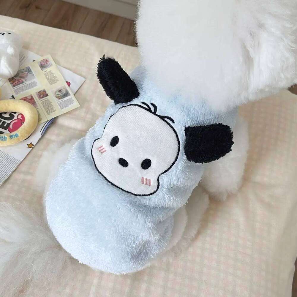 Winter Clothing New Japanese Korean Ins Plus Velvet Warm Pet Dog and Cat Clothes Teddy Bichon Cute Style Vest XJ251225
