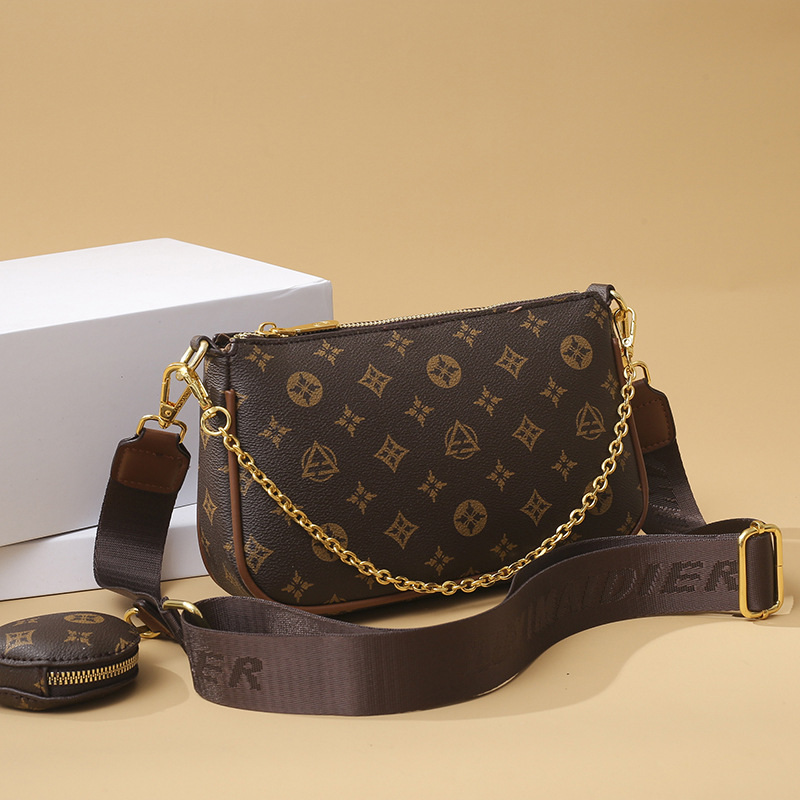 New Design Bag 2026 Floral Print Small Bag for Women, Chic Convertible Shoulder Purse, Casual Elegant Crossbody Bag