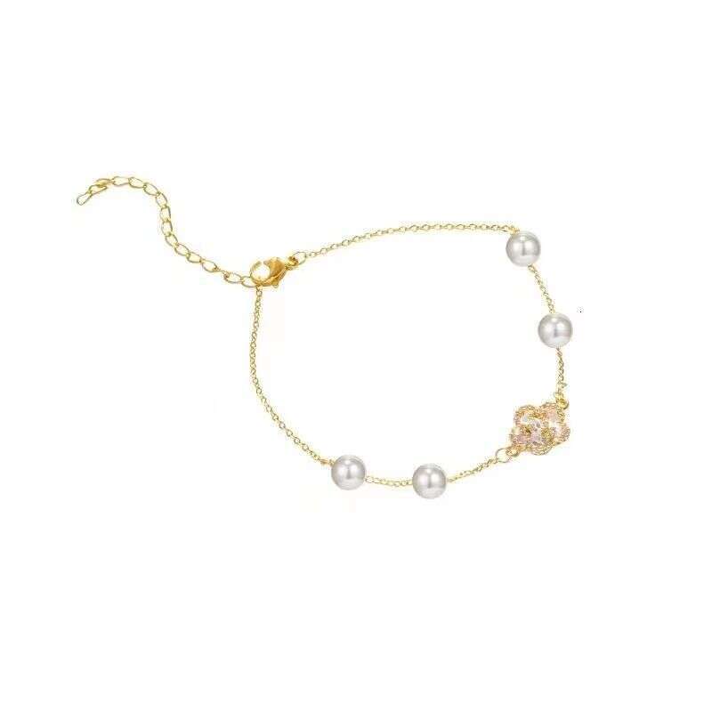 Camellia Pearl Bracelet Designer Bracelet Women Luxury Fashion Jewelry - view 6