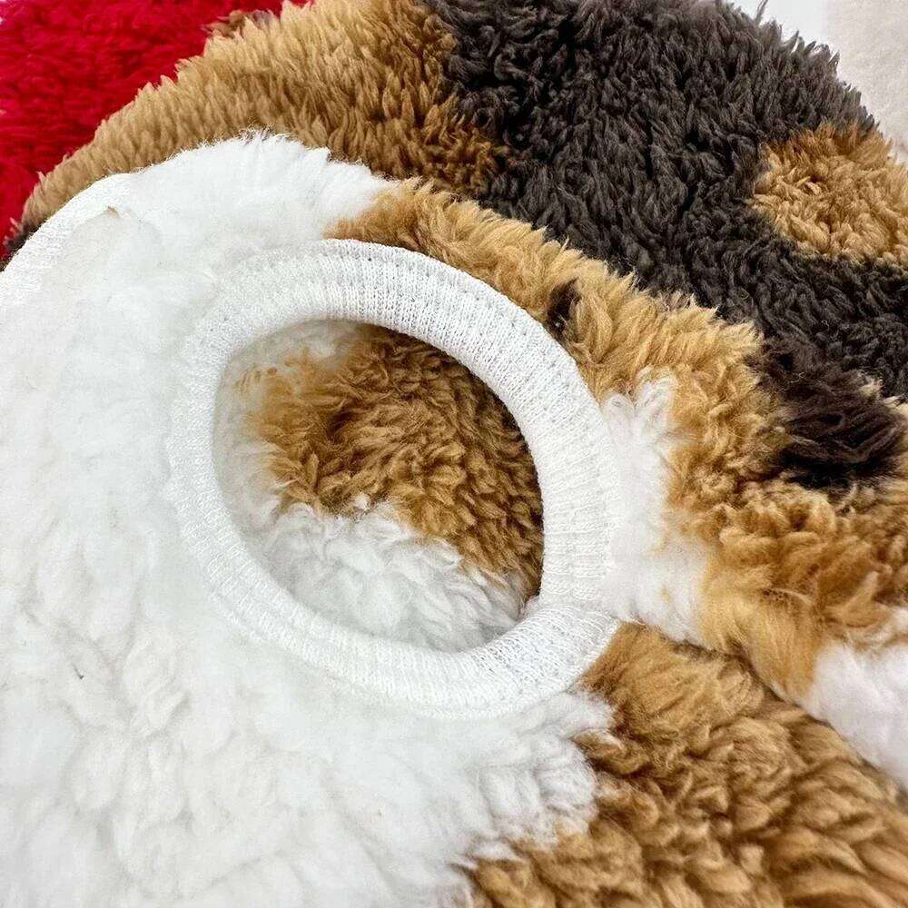 3XL-9XL Sweater for Large Dogs Cute Bear Hoodie Soft Double-Sided Plush Fleece Big Dog Clothes Winter Fuzzy Sleepwear XJ251225