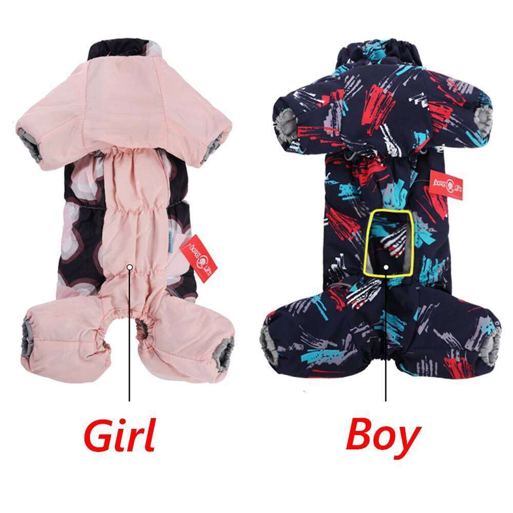 Thicken Fleece Male Female Pet Overalls for Small Dogs Winter Puppy Dog Cat Jumpsuit Chihuahua Yorkshire Rompers mascotas Suit XJ251225