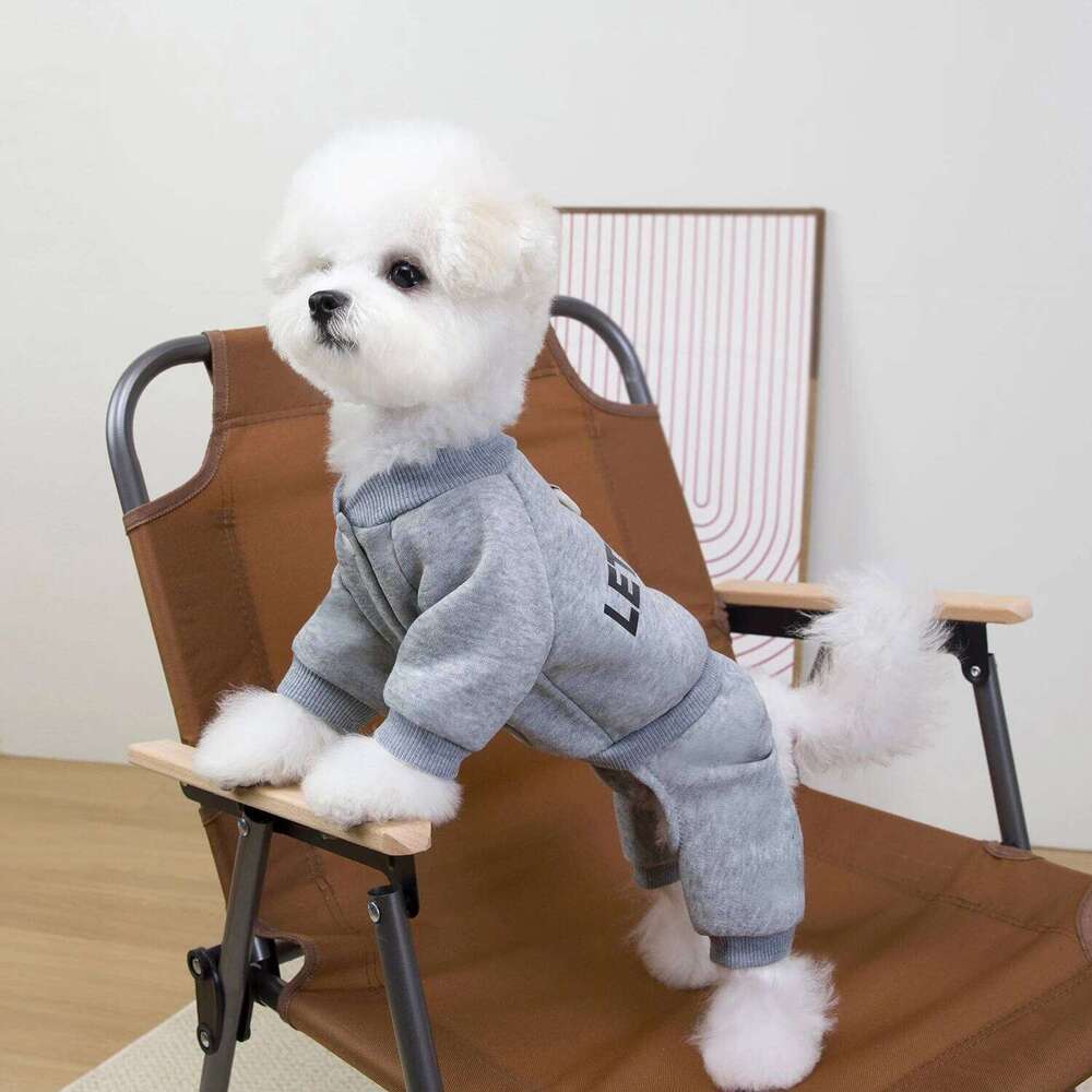 ON SALE Dog Clothes Warm Jumpsuits Pet Clothing For Small Dogs Puppy Cats Costume Coats Sweatshirts Letter Print Teddy XJ251225