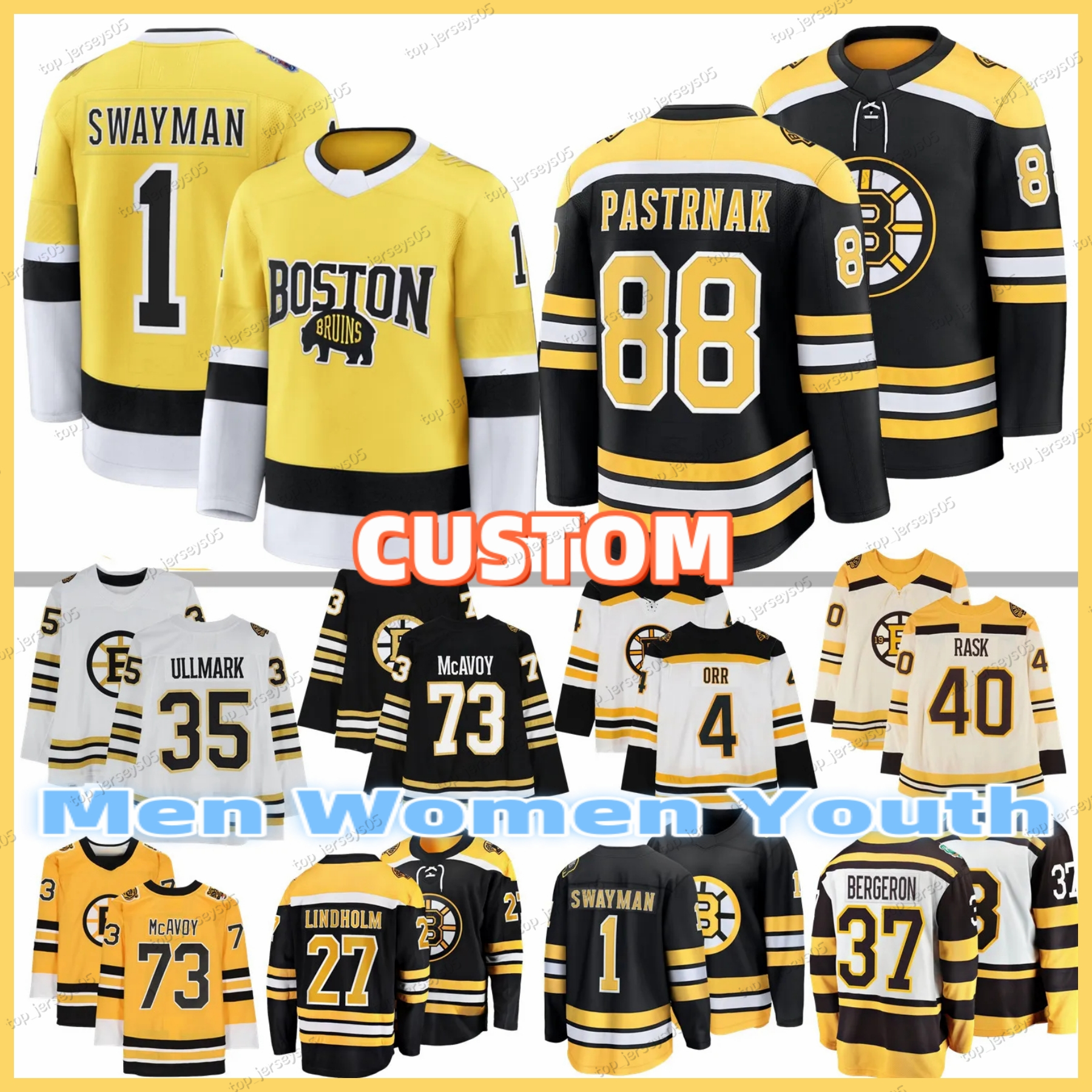 88 David Pastrnak boston hockey jersey bruin jersey 1 Jeremy Swayman Charlie McAvoy Morgan Geekie Pavel Zacha Hampus Lindholm Gilmore Minten Nikita Zadorov