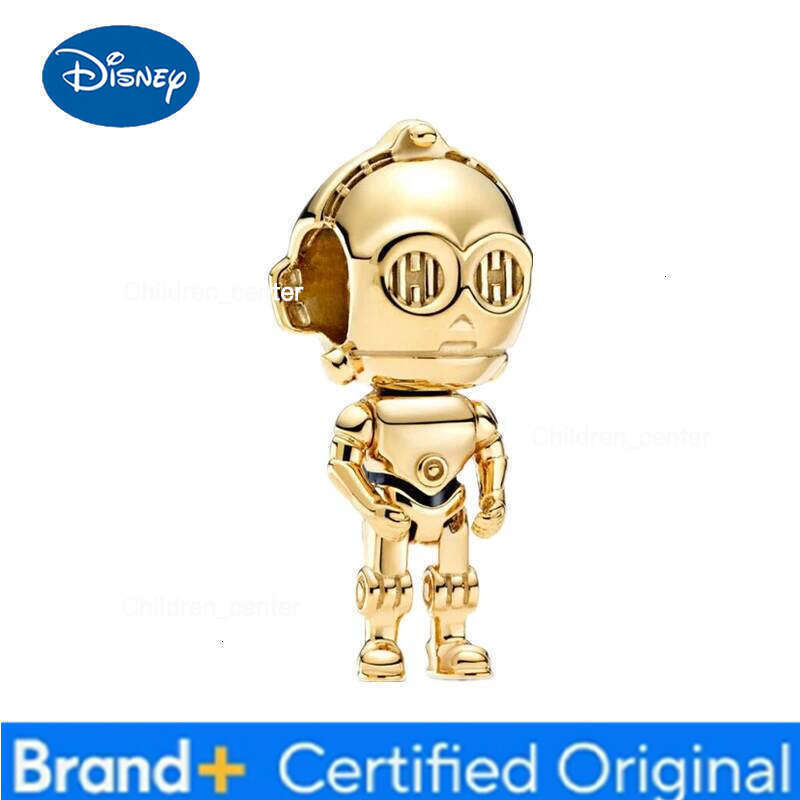 Disney Hot Toys Star Wars Robot Series Charm Exquisite Beads Suitable for European Original Silver Bracelet DIY Jewelry Women Gift H260108